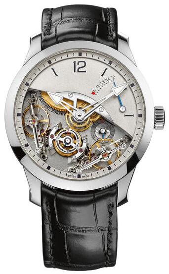 Replica Greubel Forsey Double Balancier White gold watch